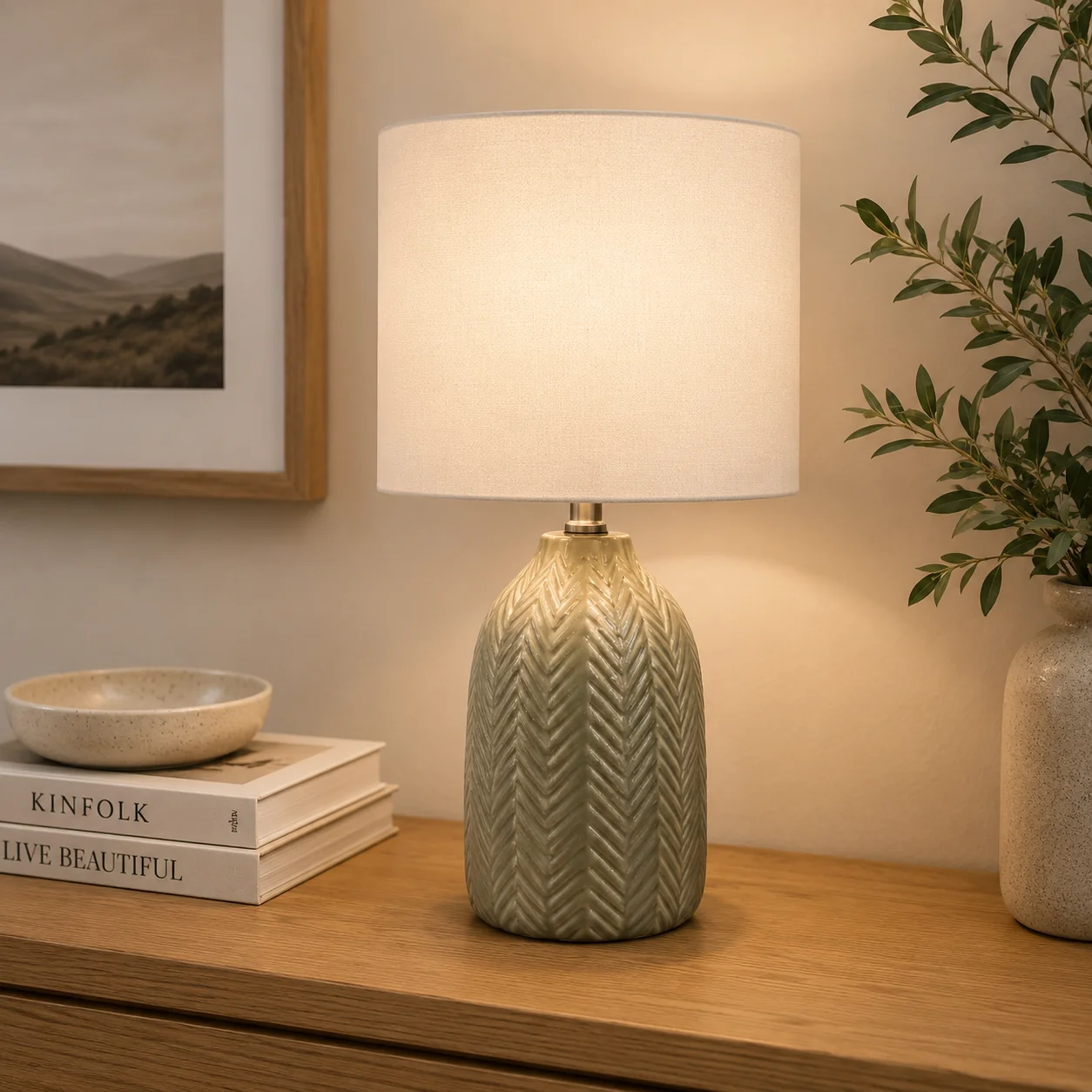 Efficient Chevron Table Lamp Carefully Designed