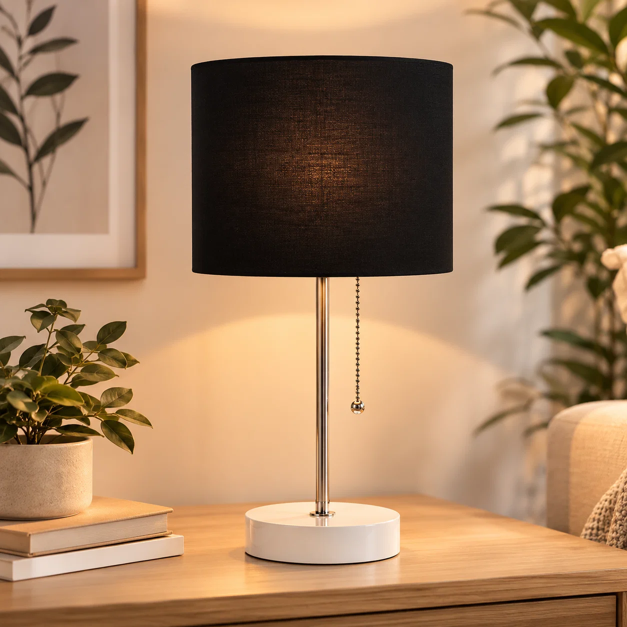 Easy-to-Use Lamp with metal base Reliable