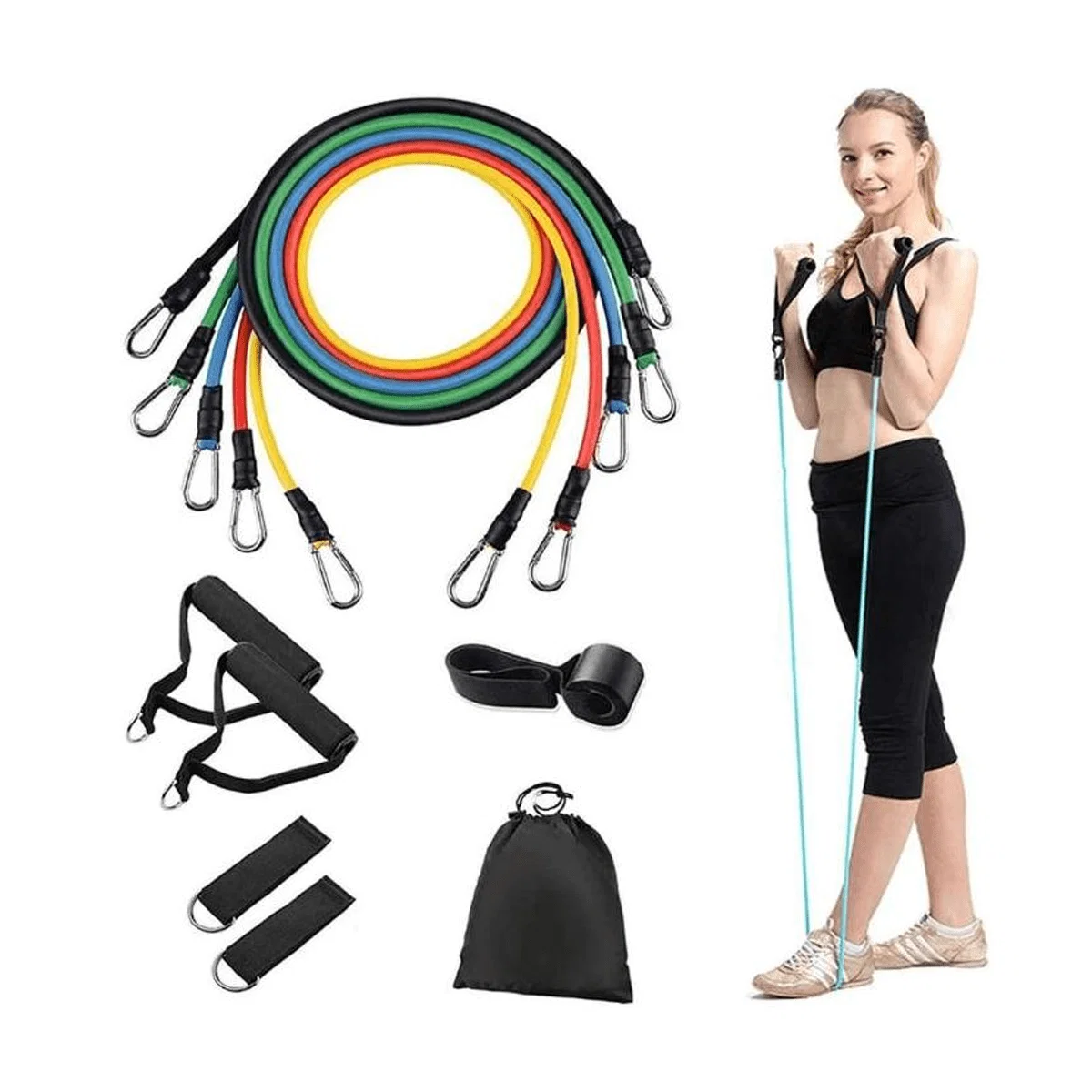 Original 11pc Resistance Band Set Verified