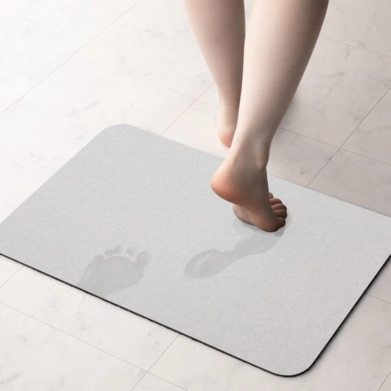 Refined SOFT KAITEKI BATHMAT 38X59 LGY Stylish