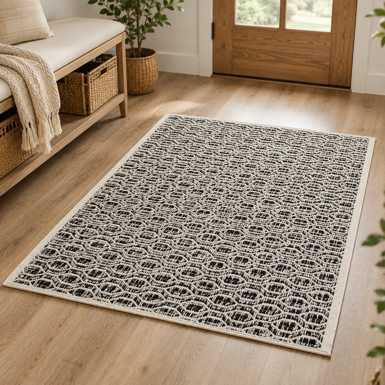 High-End Rug Chaaya Geo Cotton Asst Reliable