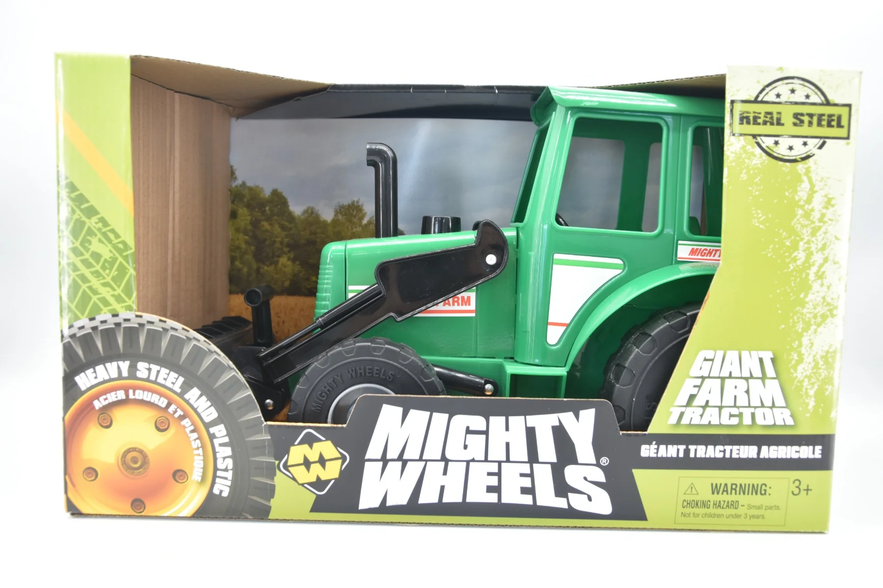 Functional Mighty Wheels 16in Farm Tractor Metal Refined