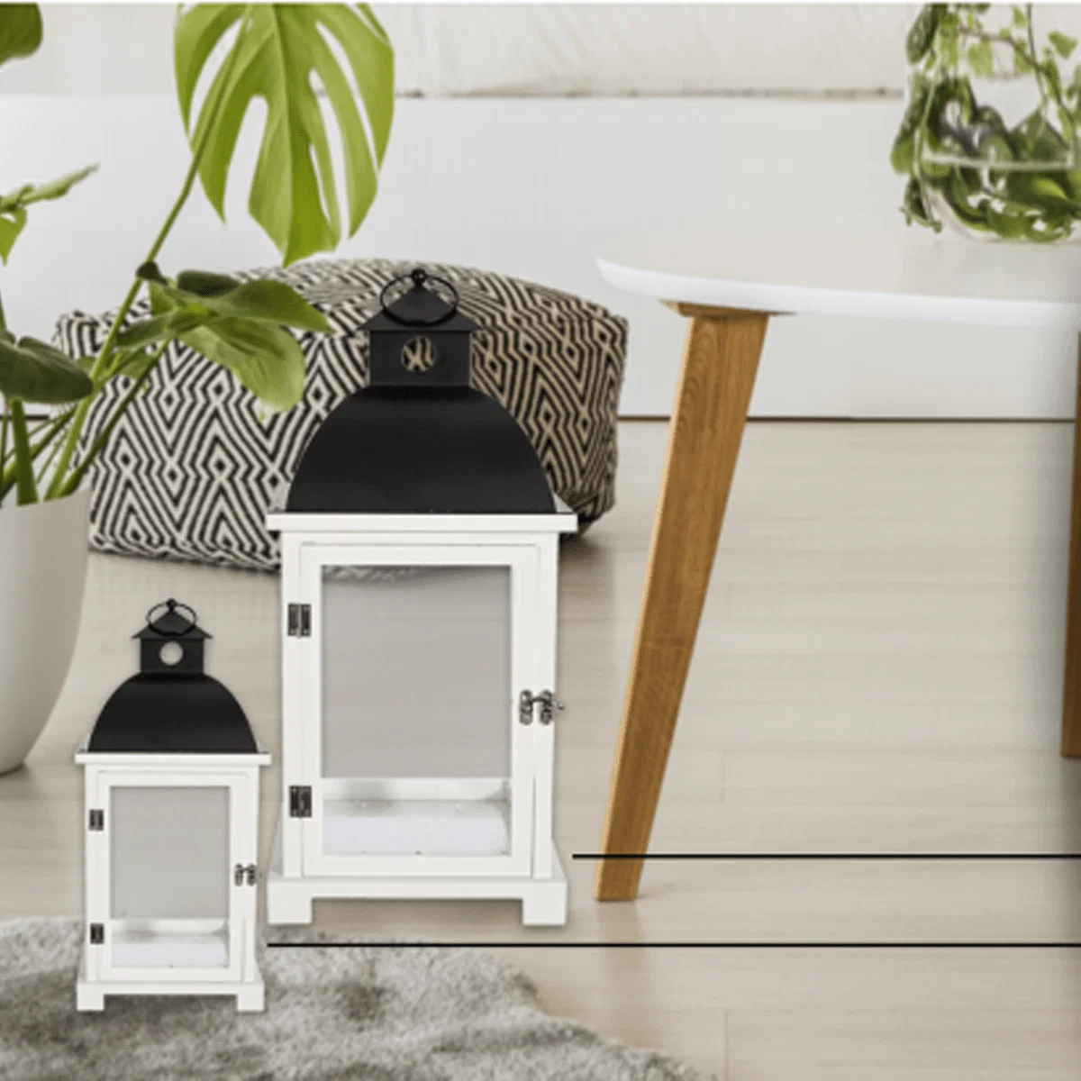 Specialty White Lantern Green