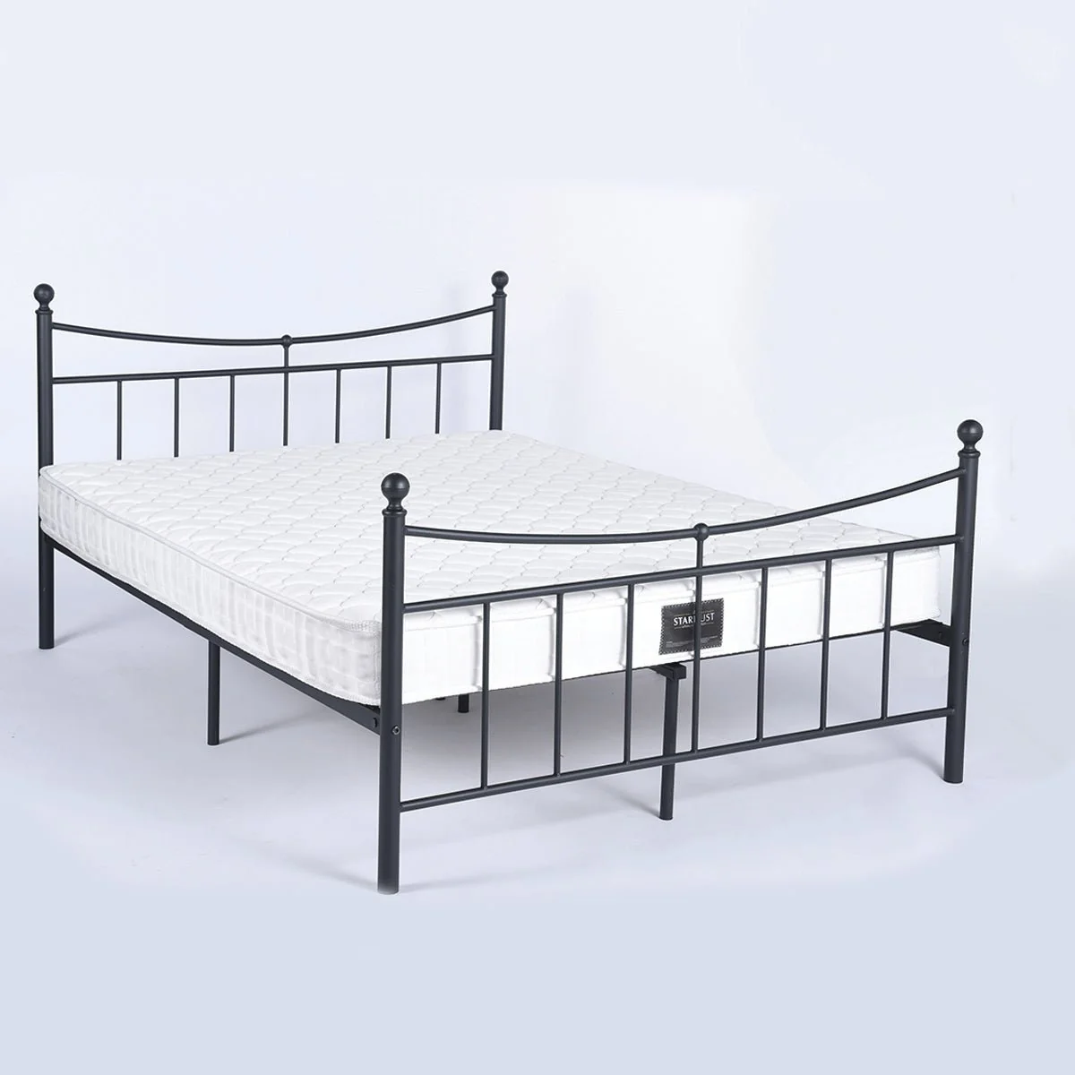 Luxury Greene Bed Frame Black Metal Fine Crafted