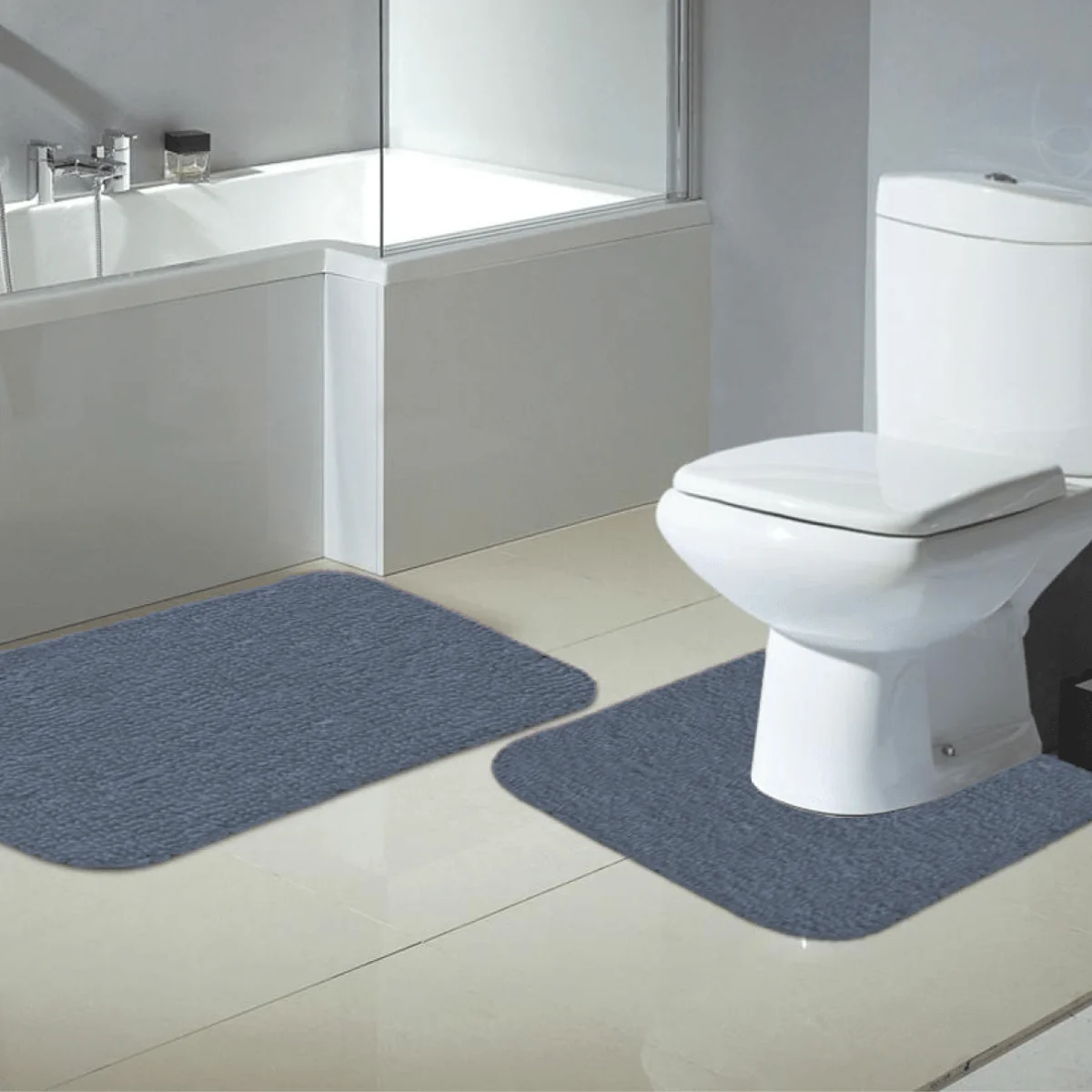 Responsible Bathmat Set 2pc Mat With Contour Mat Traditional