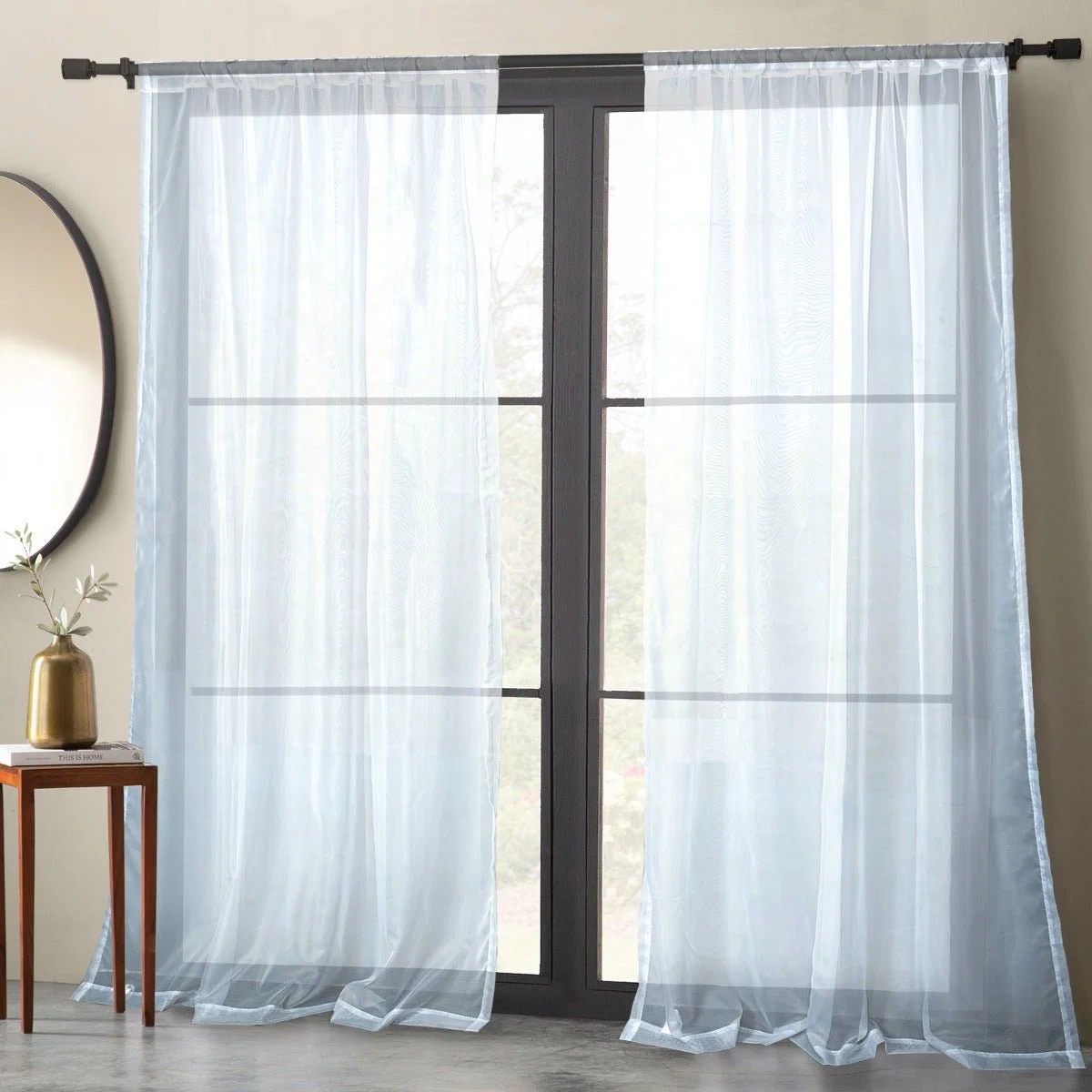 Selected 2pk Basic Elegance Sheer White Efficient