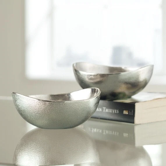 Official DECORATIVE BOWL ANWAR OVAL W13D12H5 Specialty
