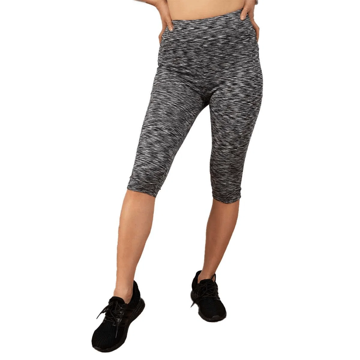 Fashionable Capris Grey Space Dye Powerful