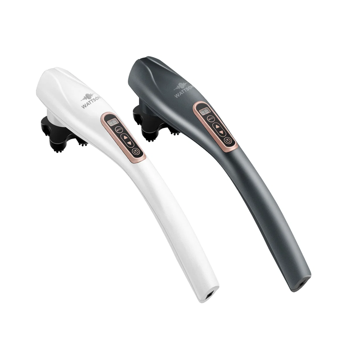 Efficient WATTSON -Handheld Massager 6 Heads 10 Levels 12 Modes Safe