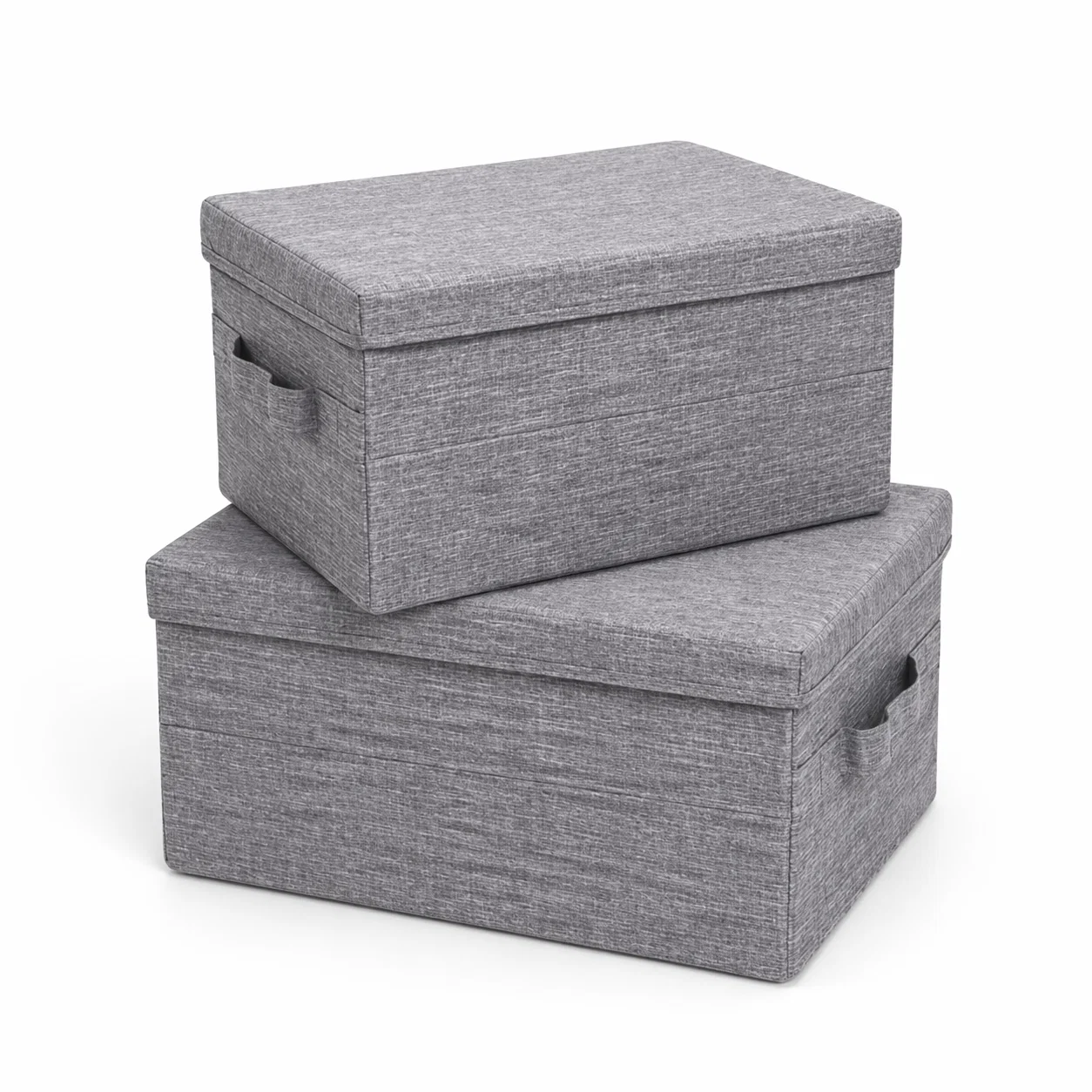 Powerful Storage Basket Fabric Grey Dependable