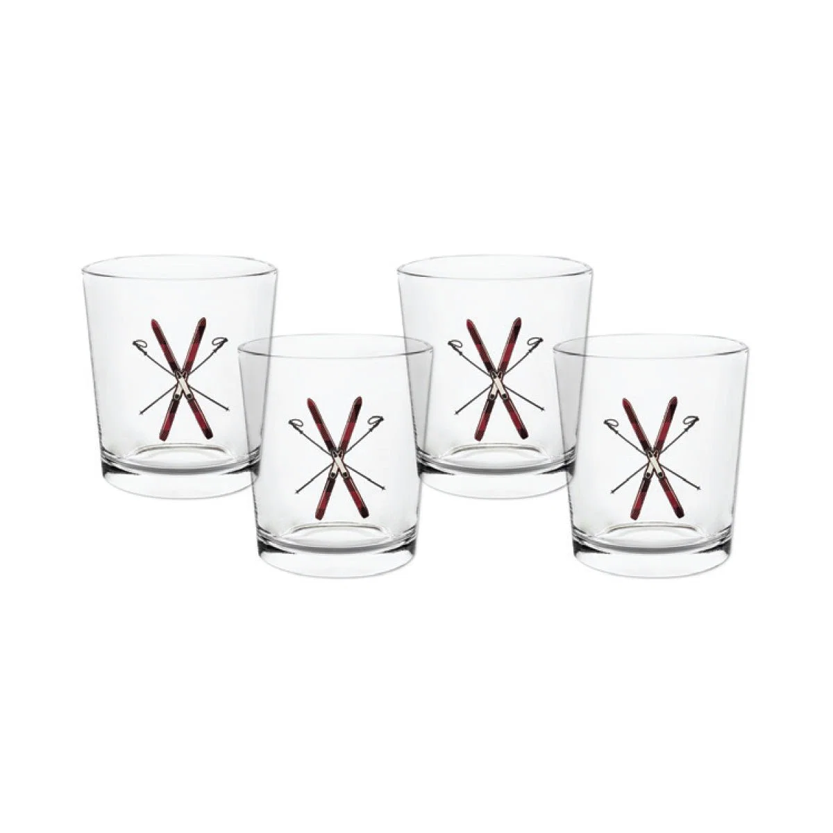 Fine Skis D.O.F. Glasses Set of 4 Sophisticated
