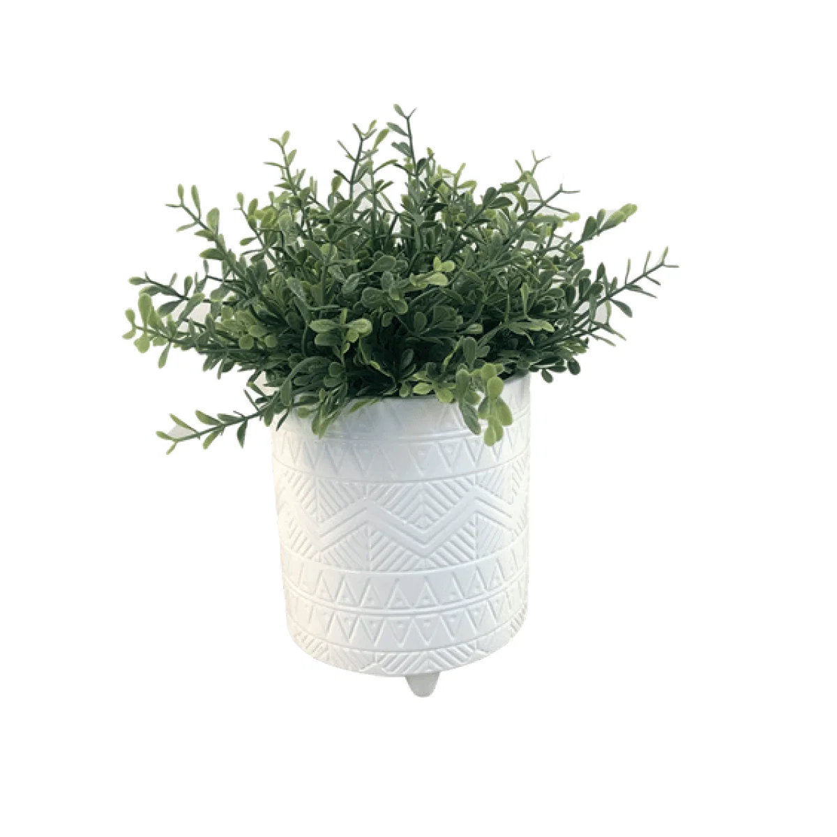 Crafted Grass Ceramic Pot 12.5x24 Easy-to-Use