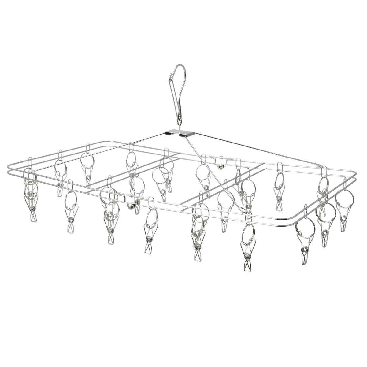 World-Class STAINLESS LAUNDRY HANGER 24P Stylish