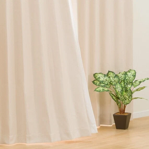 Lightweight CURTAIN RD016 BE 100X200X2 Unique