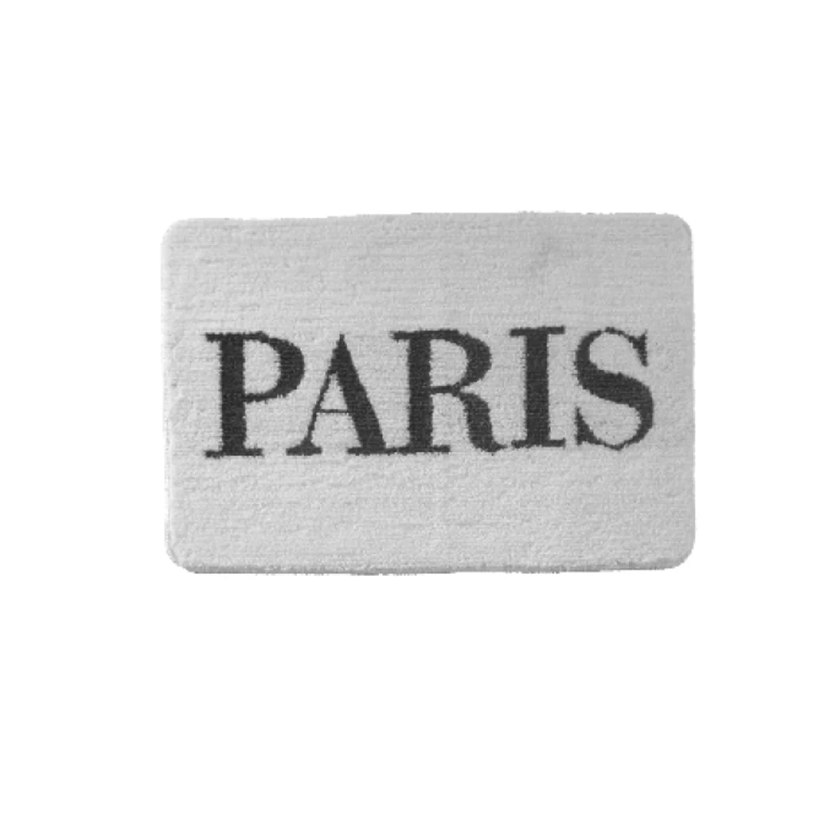Secure Lt Paris Bath Mat 20x30 White Crafted