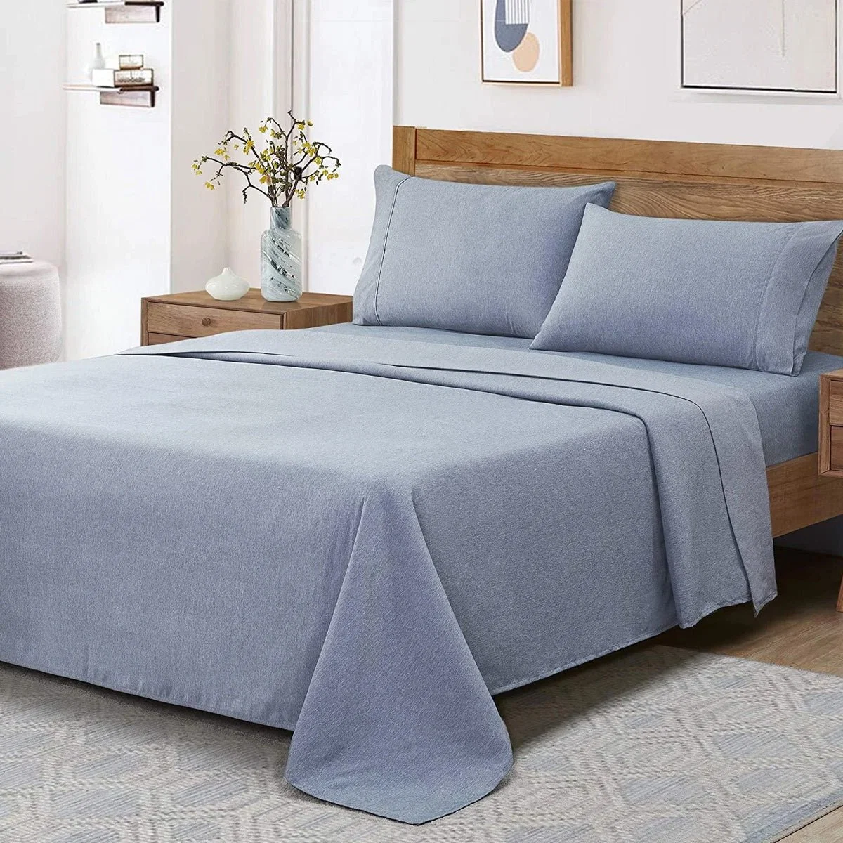 Contemporary Cotton Feel Cationic Sheet Set Trusted