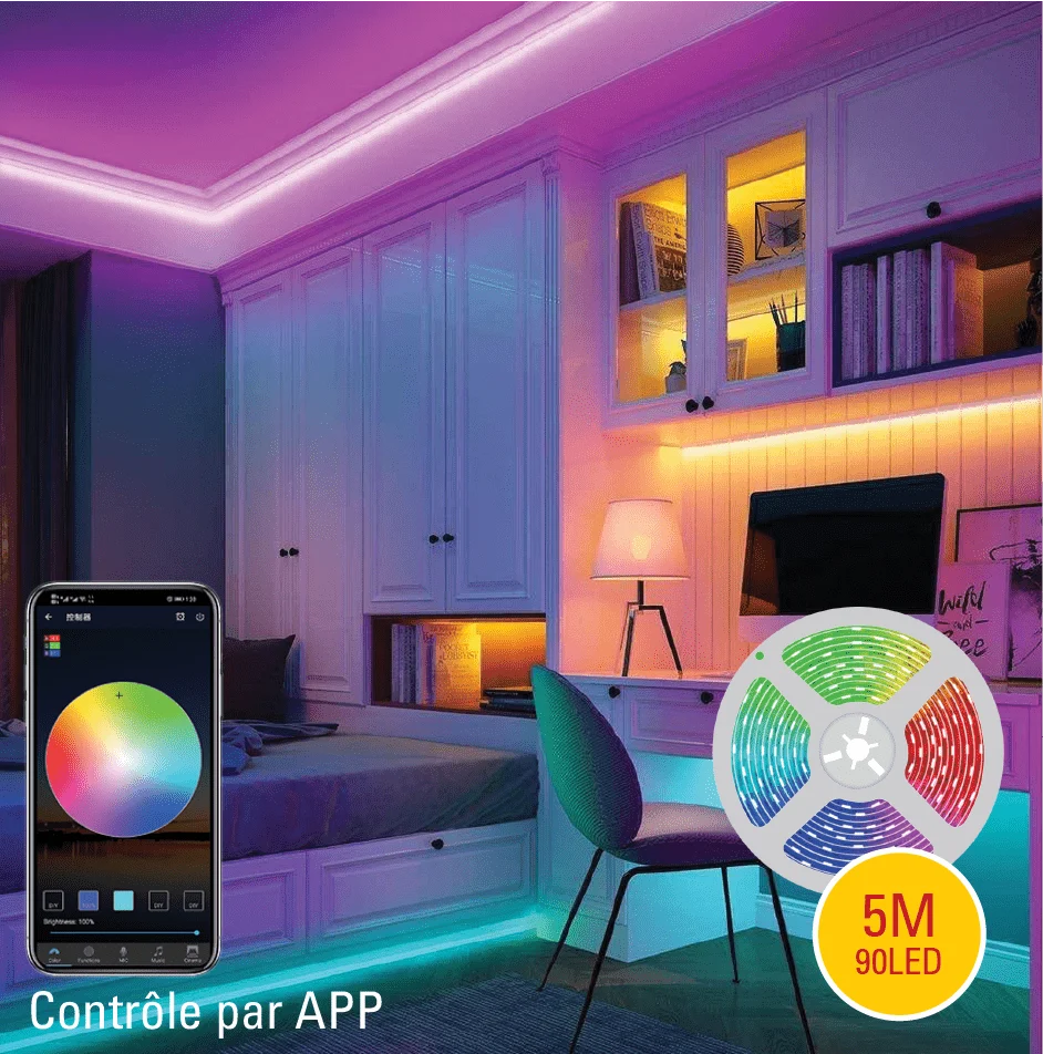 Durable WATTSON - 5m LED Light Smart Strip Prestigious