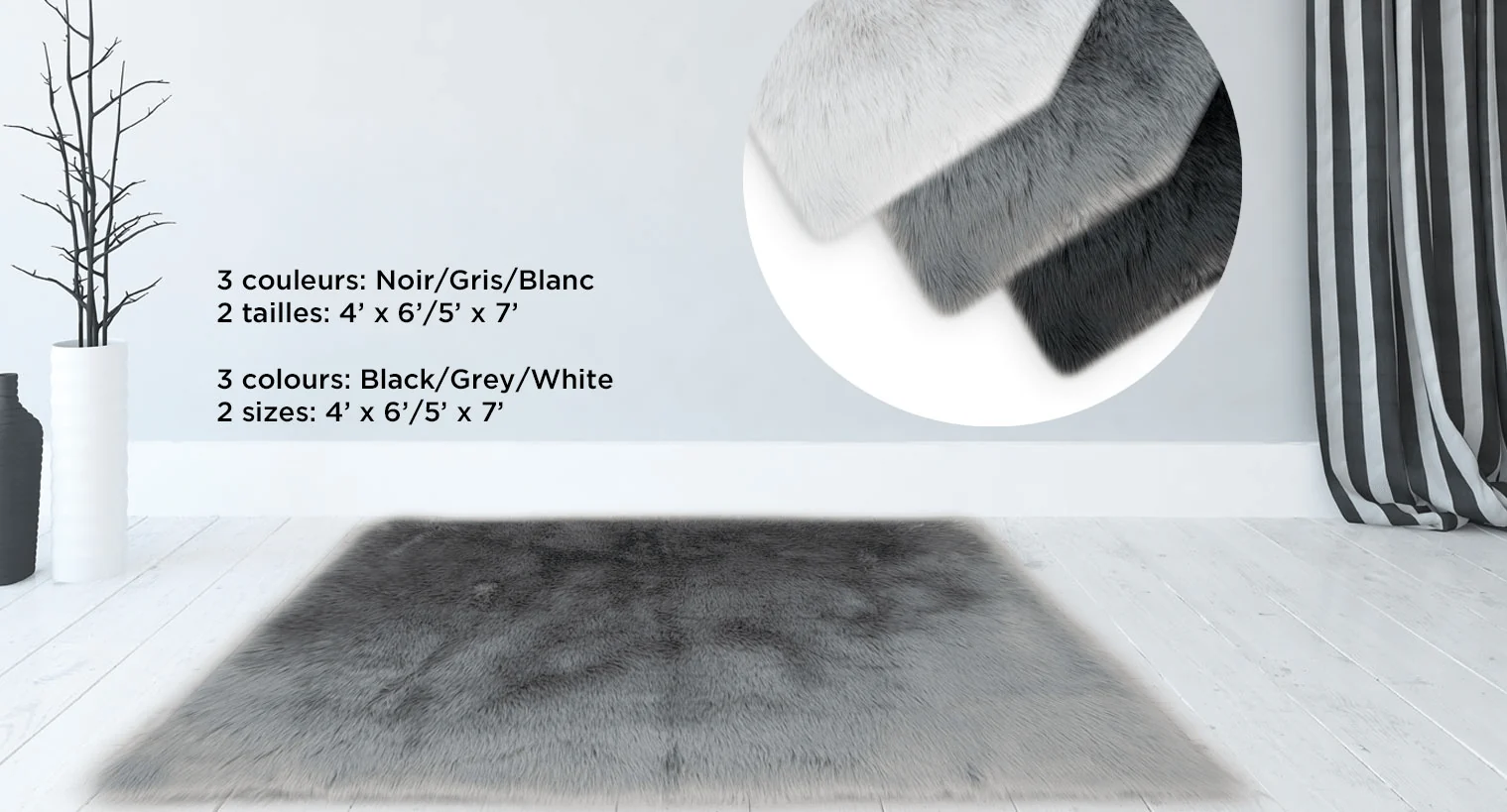 Smart LAUREN TAYLOR - Faux Sheepskin Original Design
