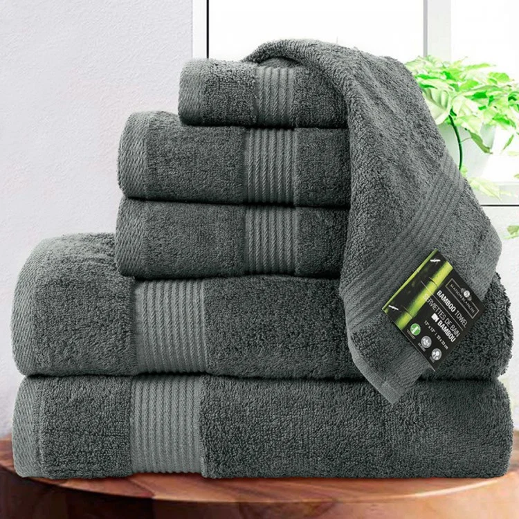 Official Bamboo Taupe 16x30 Hand Towel High-End