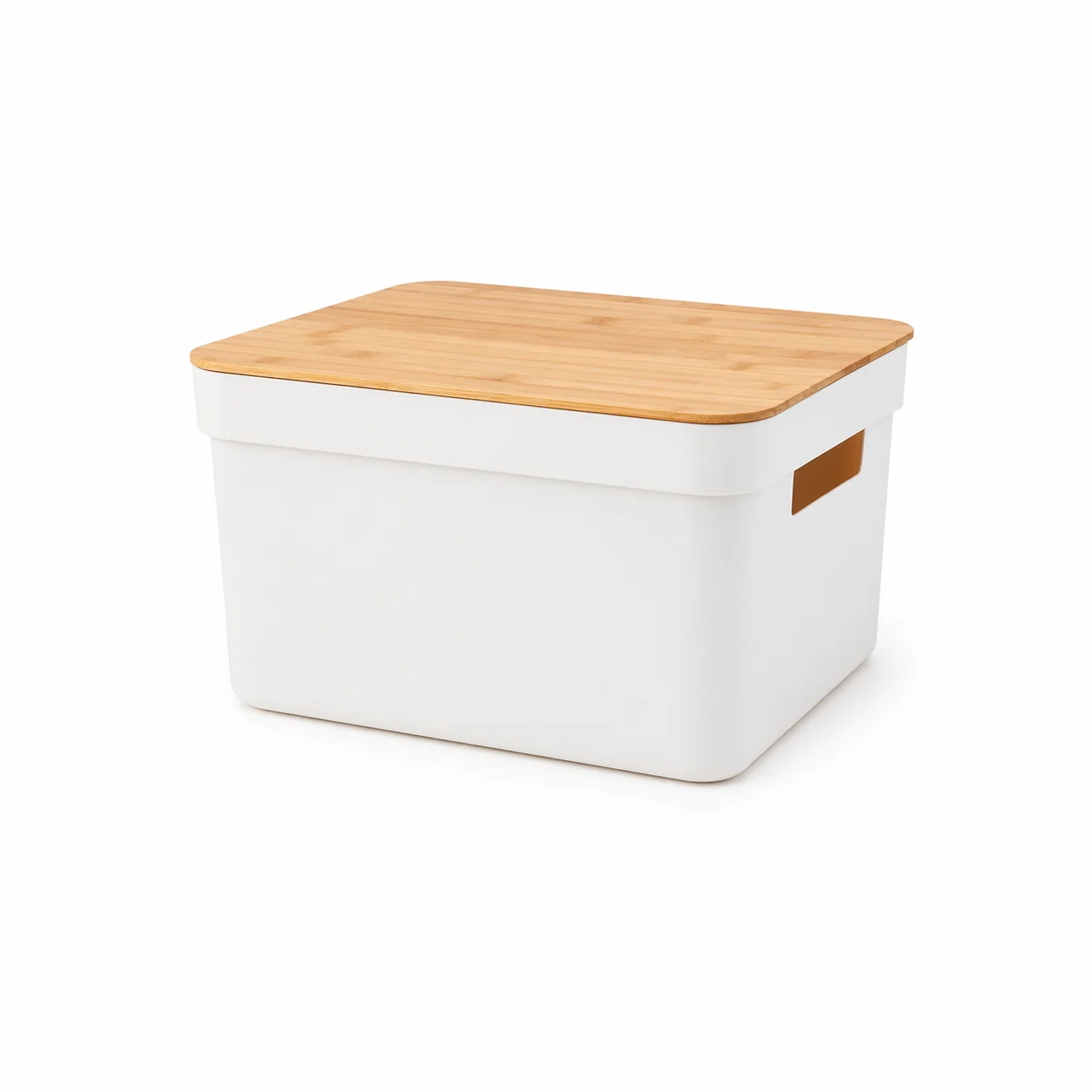 Verified Small Storage Box with Bamboo Lid 10 x 7 x 5 Innovative
