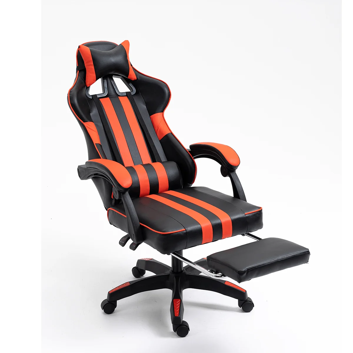Environmentally Friendly Deluxe Pu Office Gaming Chair with Retractable Footrest Elite