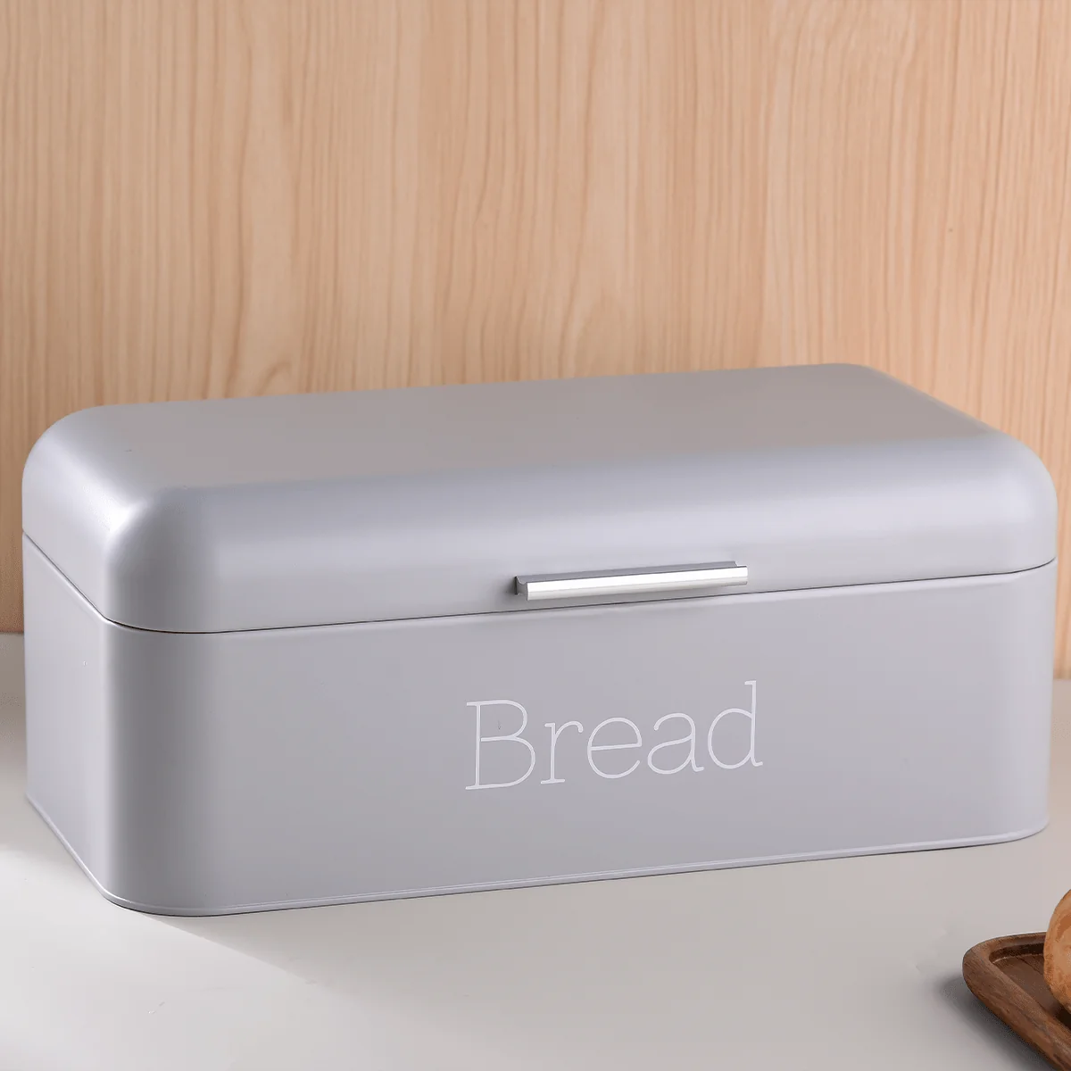 Official Big Size Bread Bin Grey Original