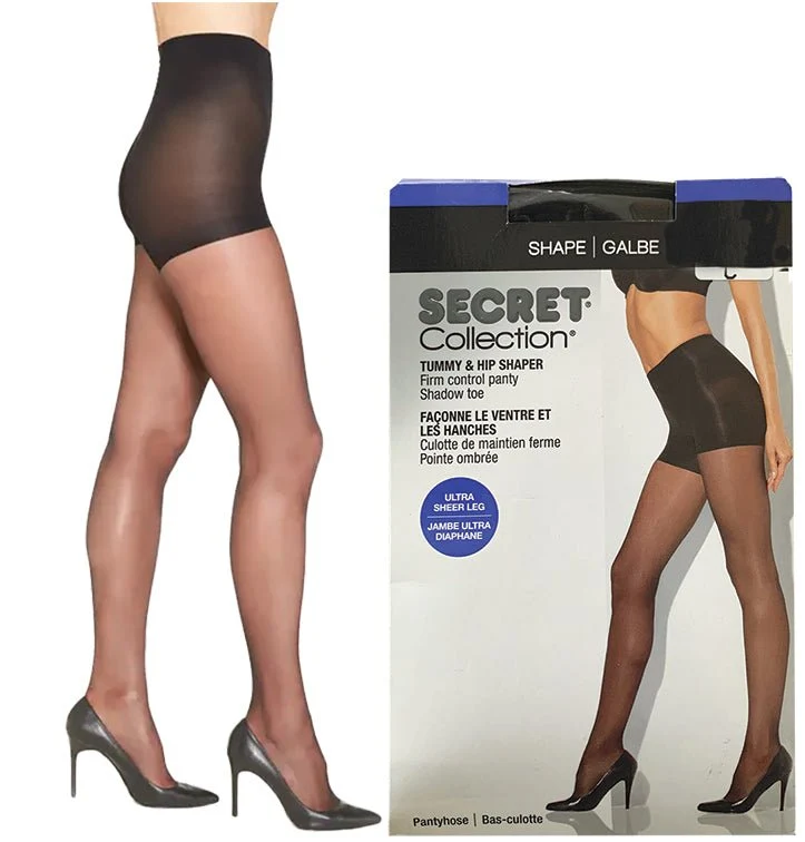 Next-Generation Secret Pantyhose Tummy Hip Shaper 1 Pack-1 Pk Panty Hose Prestigious