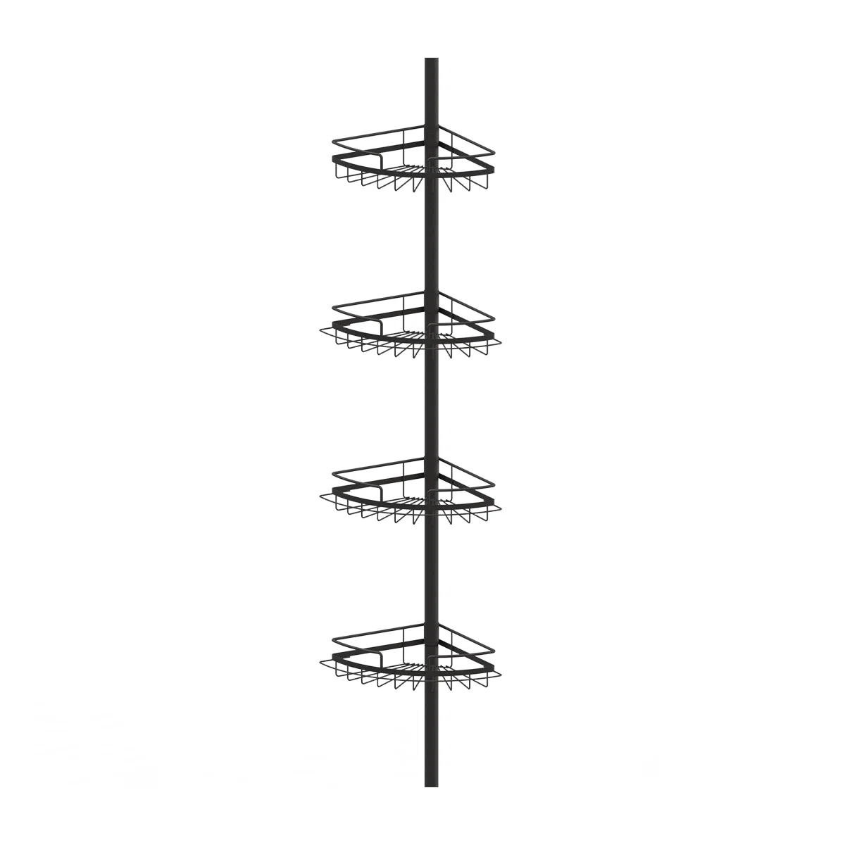 Luxury Studio 707 - 4 Tier Shower Tension Pole Caddy Durable