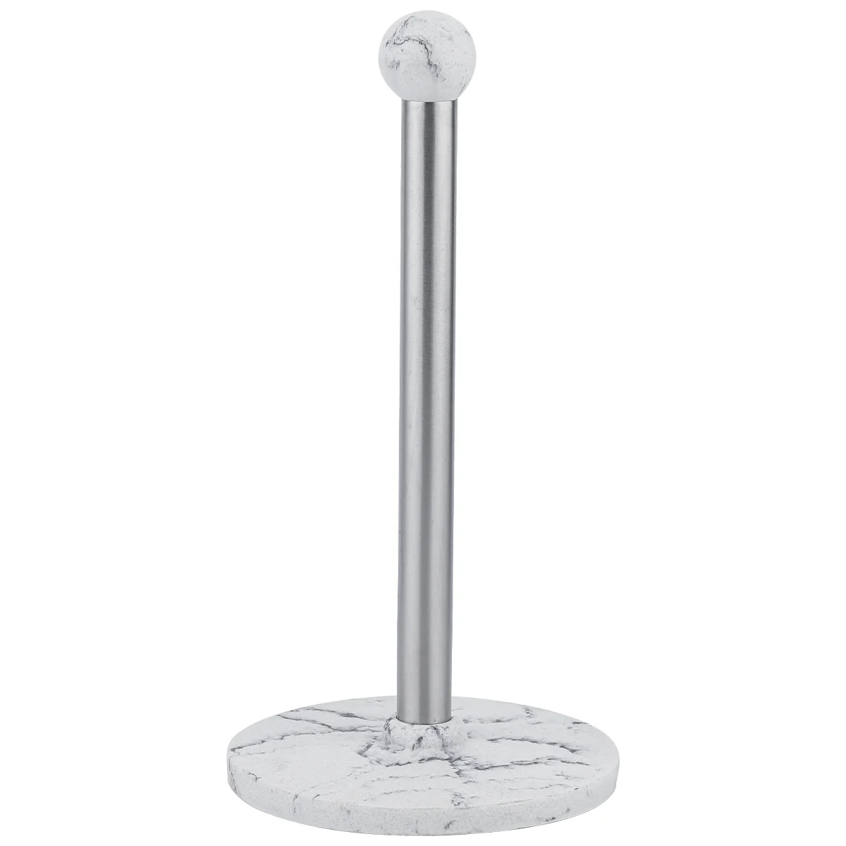 Dependable À LA CUISINE-Marble Paper Towel Holder-round base Natural