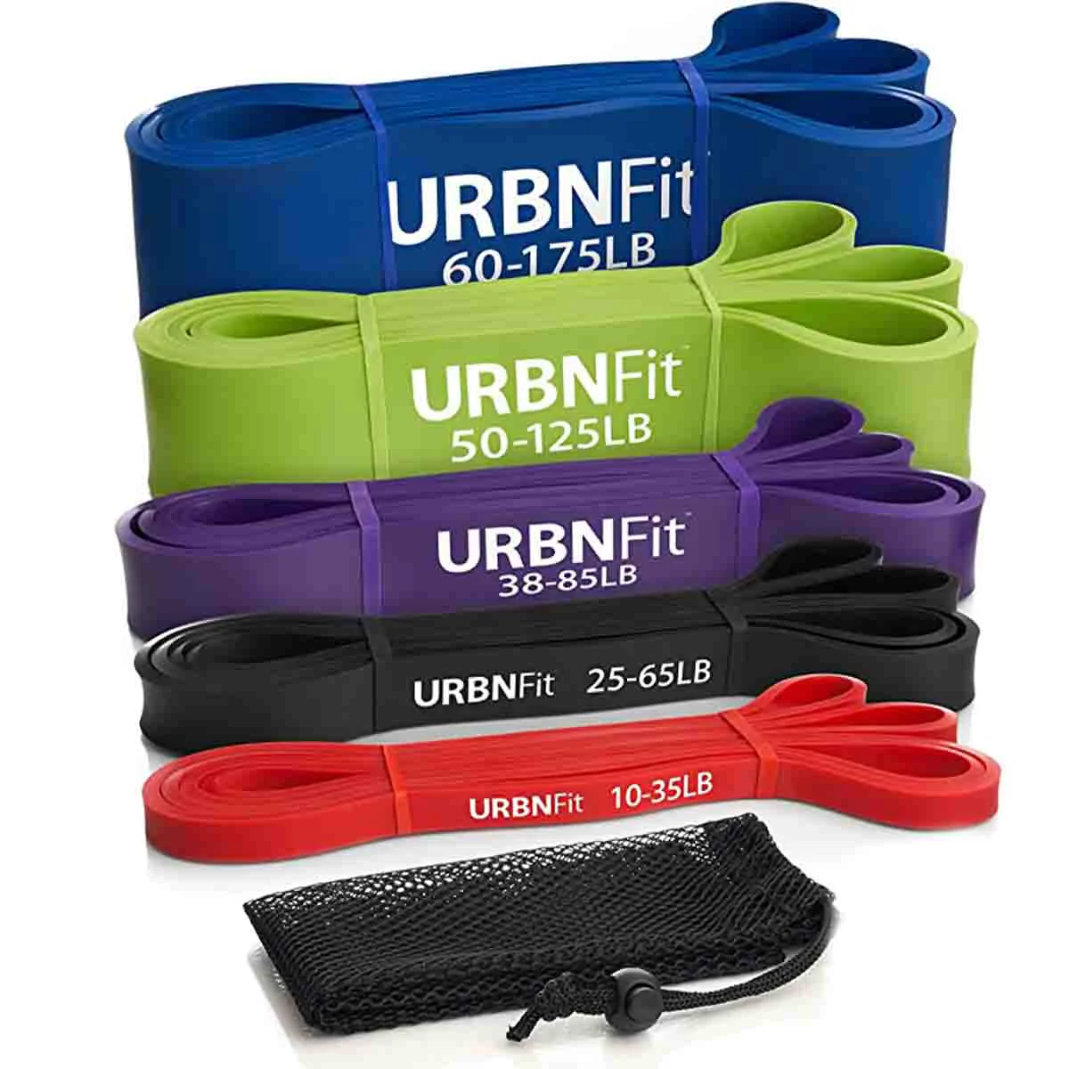 Consistent URBNFit -Pull Up Band Powerlifting Bands Fine
