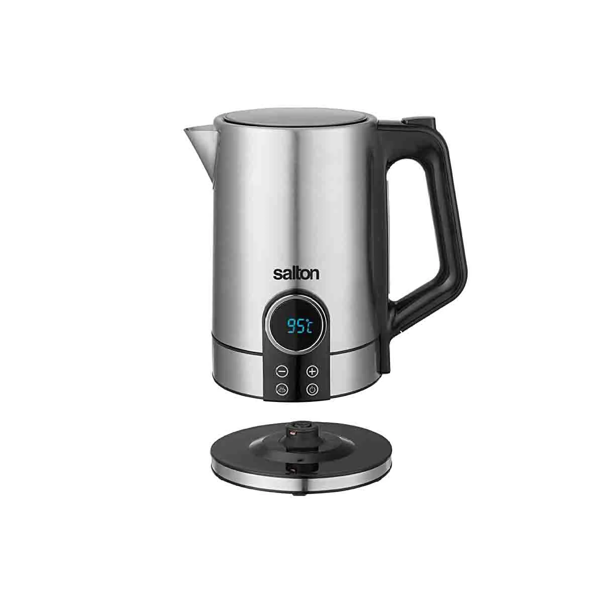 Soft Cordless Kettle with Variable Temp 1.7L Green