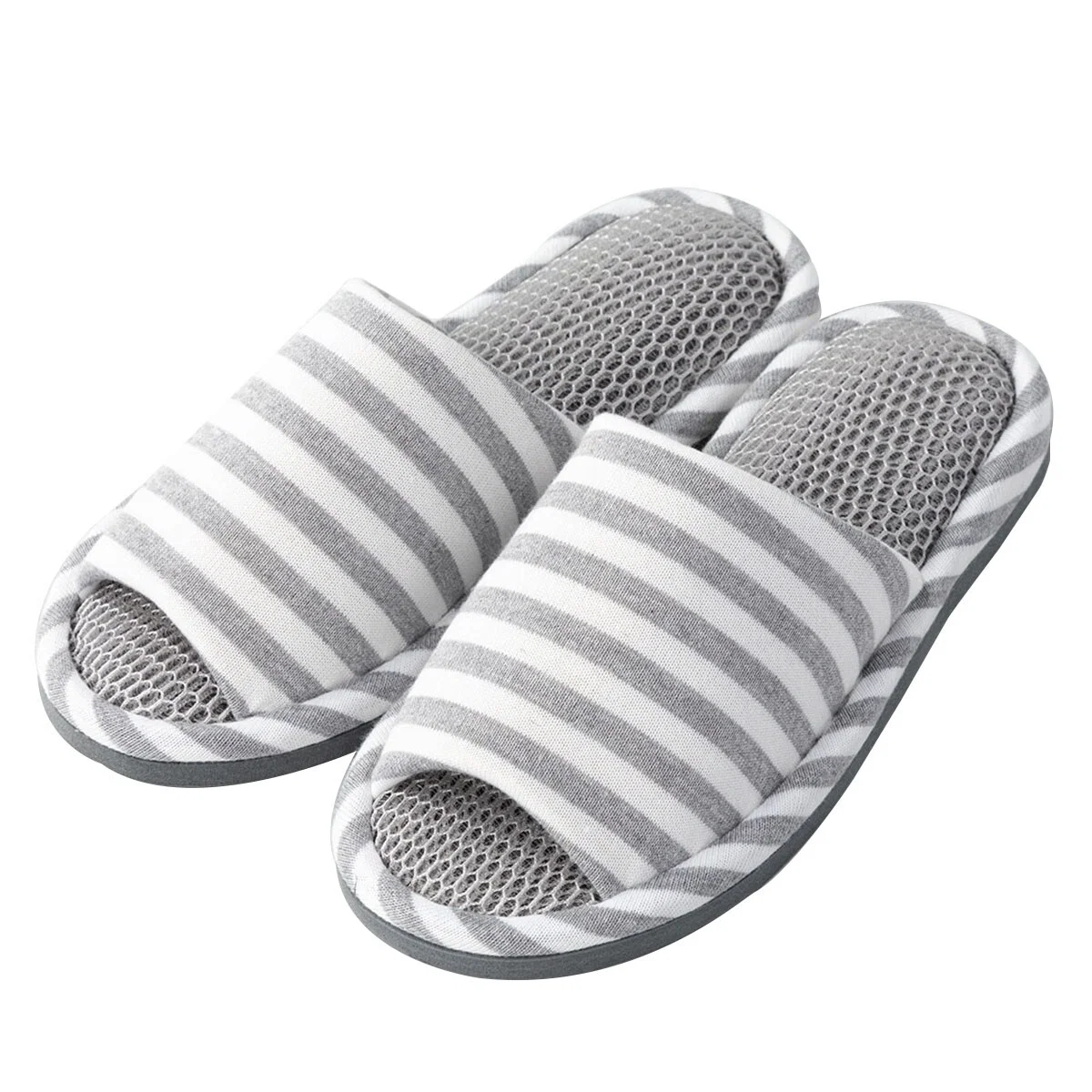 Trusted SLIPPERS MESH BORDER MB2301 GY LL Crafted