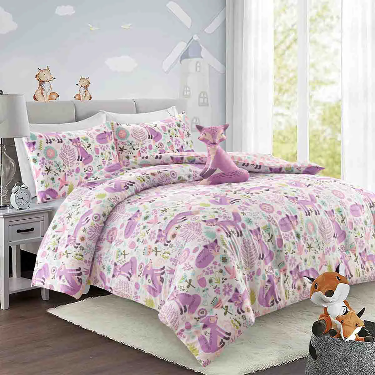Innovative FELICIA 4pcs Comforter Set First-Class