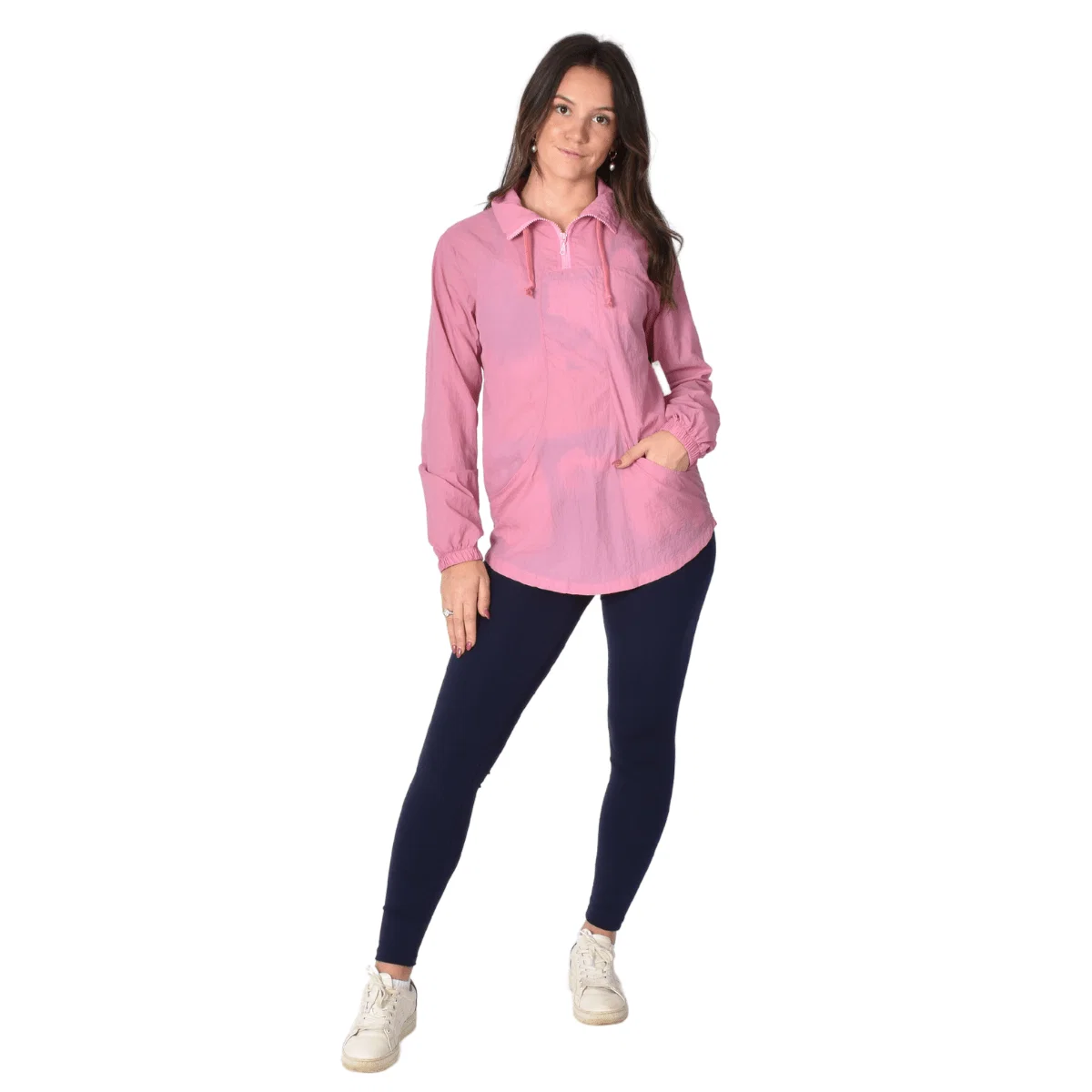 Crafted Activewear Windbreaker-Mauve Smart