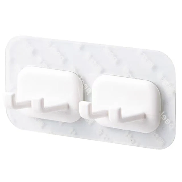 First-Class ADHESIVE DOUBLE TOOTH BRUSH HOLDER JP01 Long-Lasting