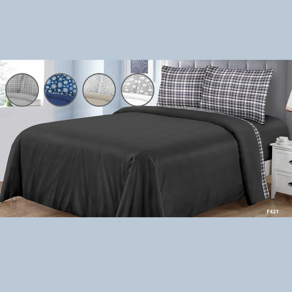 Original Design Rustic Cabin -Comfort Sheet Set With Pillowcase Official