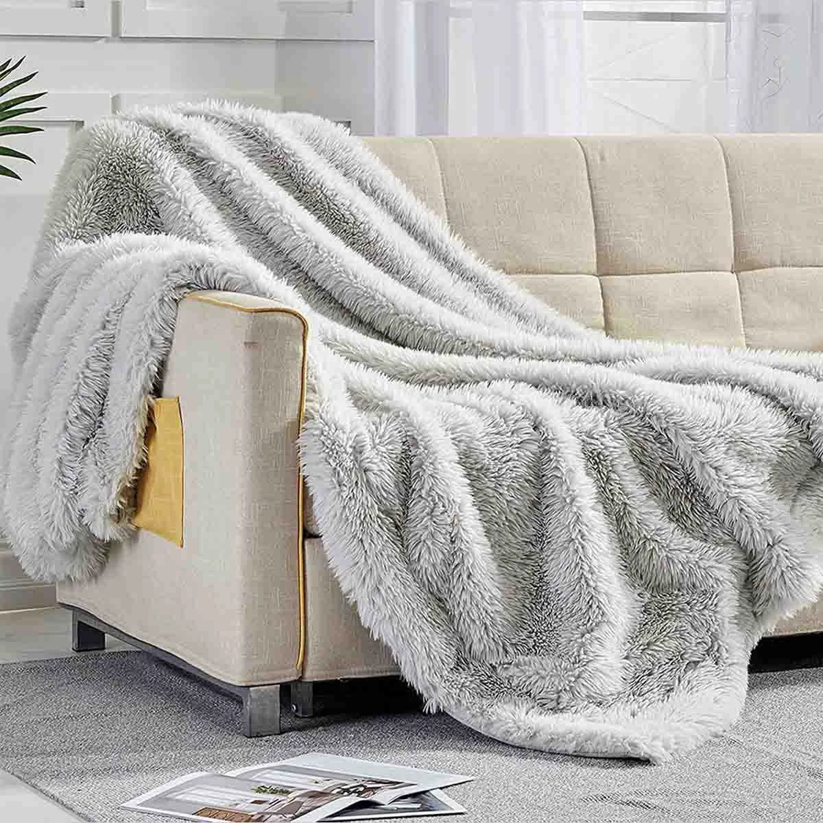 Secure Laurent Taylor - Tiffany Shag Throw Recyclable