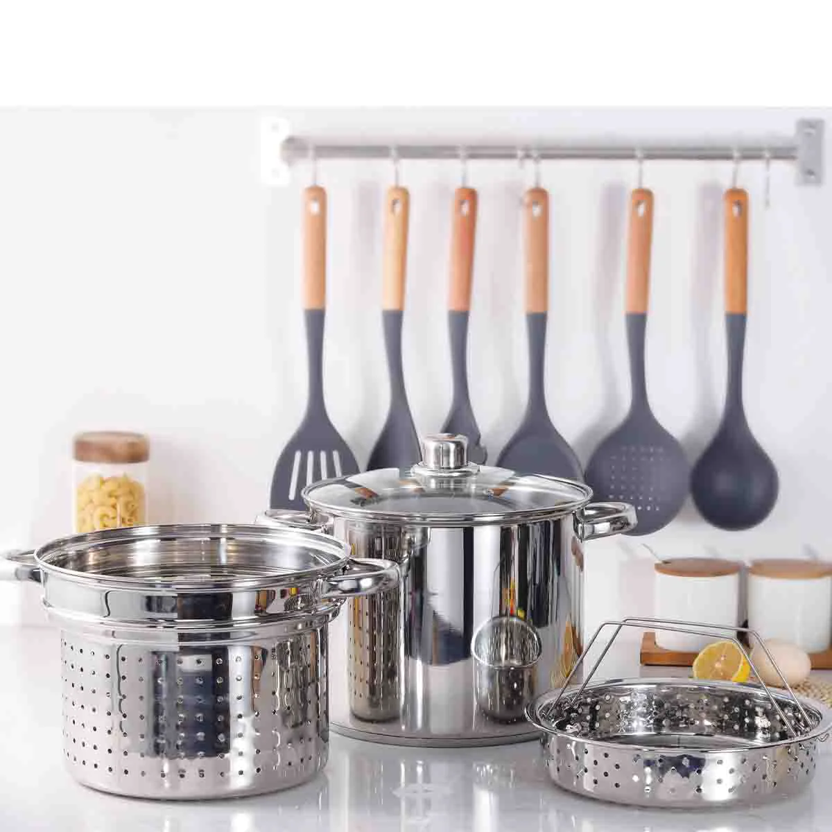 Breathable A La Cuisine - Pasta Pot Set Traditional