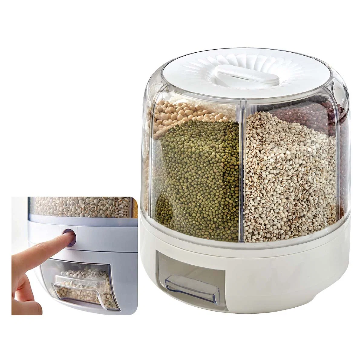 Sophisticated A LA CUISINE - 6L Rotary Food Dispenser Official