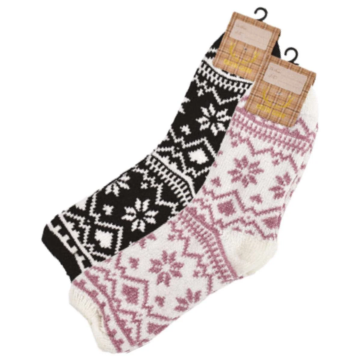 Flexible 2 Pk Chenille Socks Mid Calf Top-Quality
