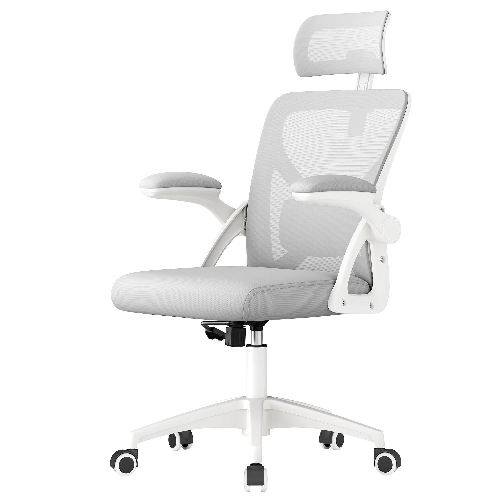 Specialty SONGMICS HOME SONGMICS HOME Ergonomic Mesh Desk Chair with Flip-Up Armrests and Headrest Computer Office Chair with Lumbar Support Original Design