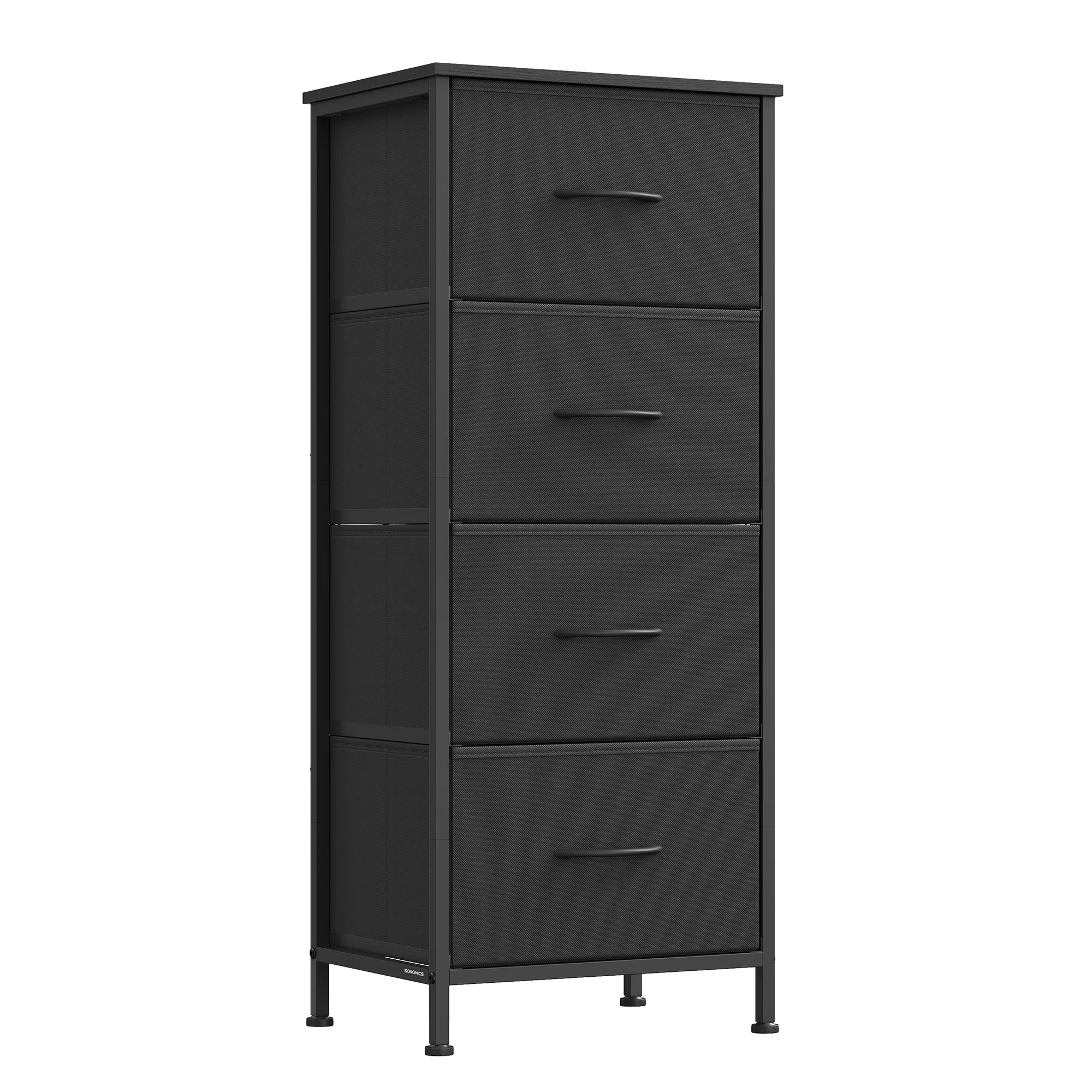 Sustainable SONGMICS Dresser for Bedroom Tall Dresser with 4 Fabric Drawers Powerful
