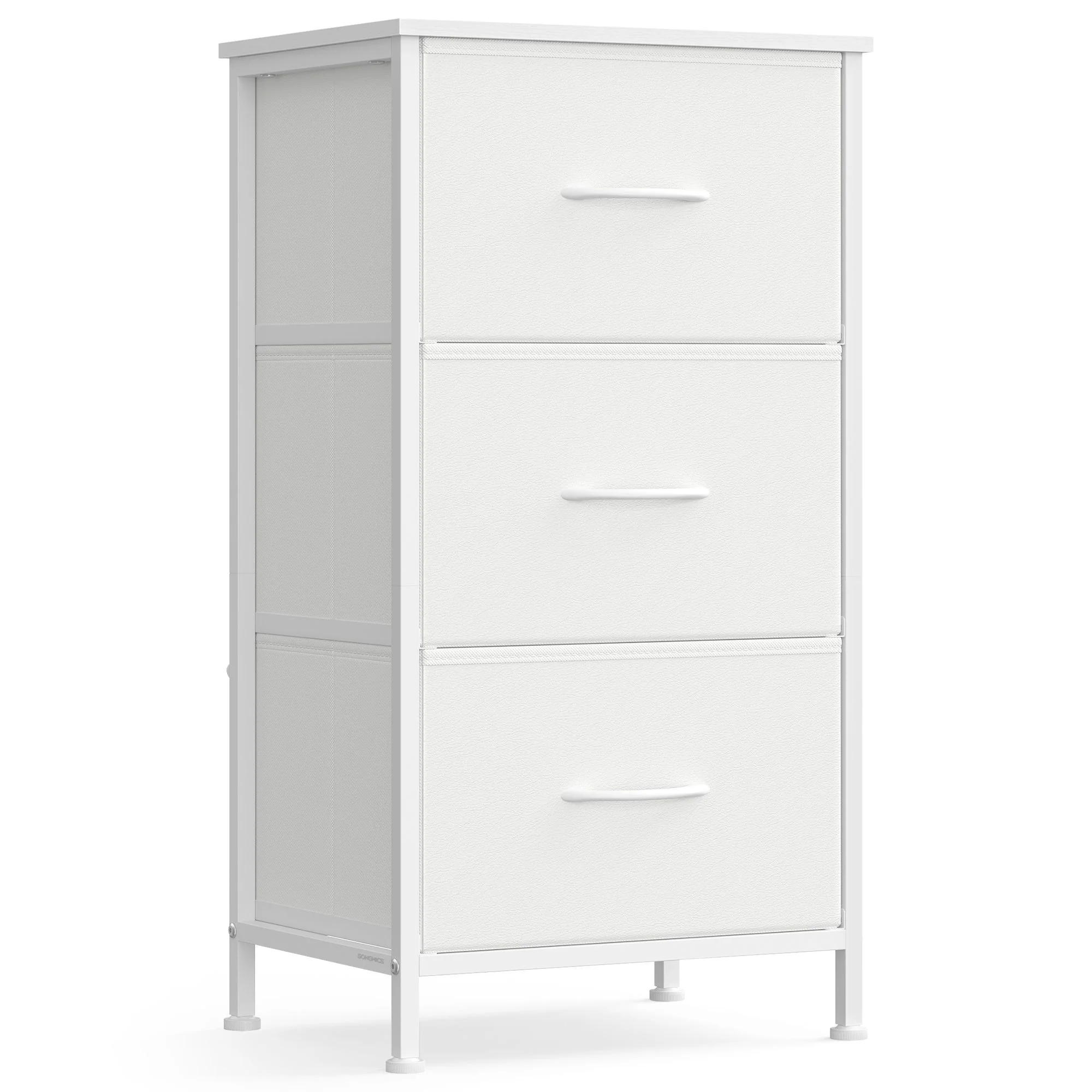 Trusted SONGMICS Dresser for Bedroom Small Dresser with 3 Fabric Drawers Carefully Designed