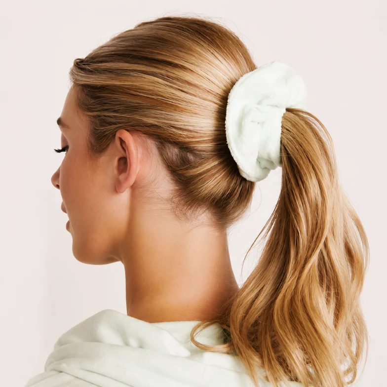 Trendy Sherpa Scrunchies Crafted