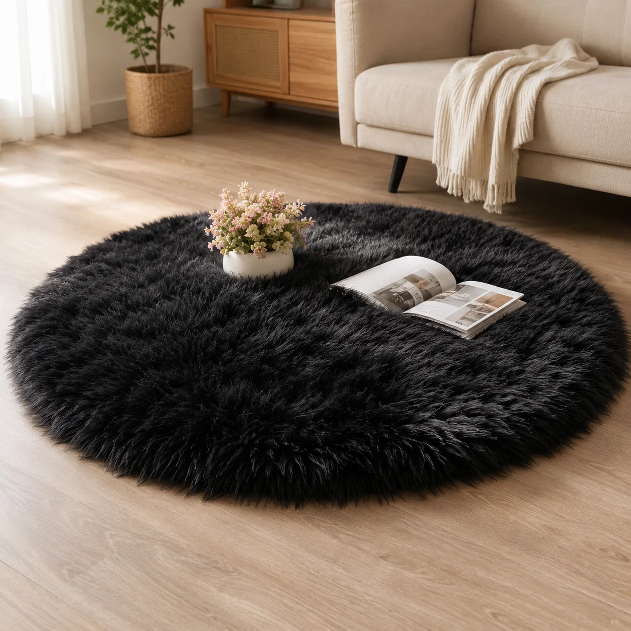 Healthy Soft Faux Sheepskin Rug 3 Responsible