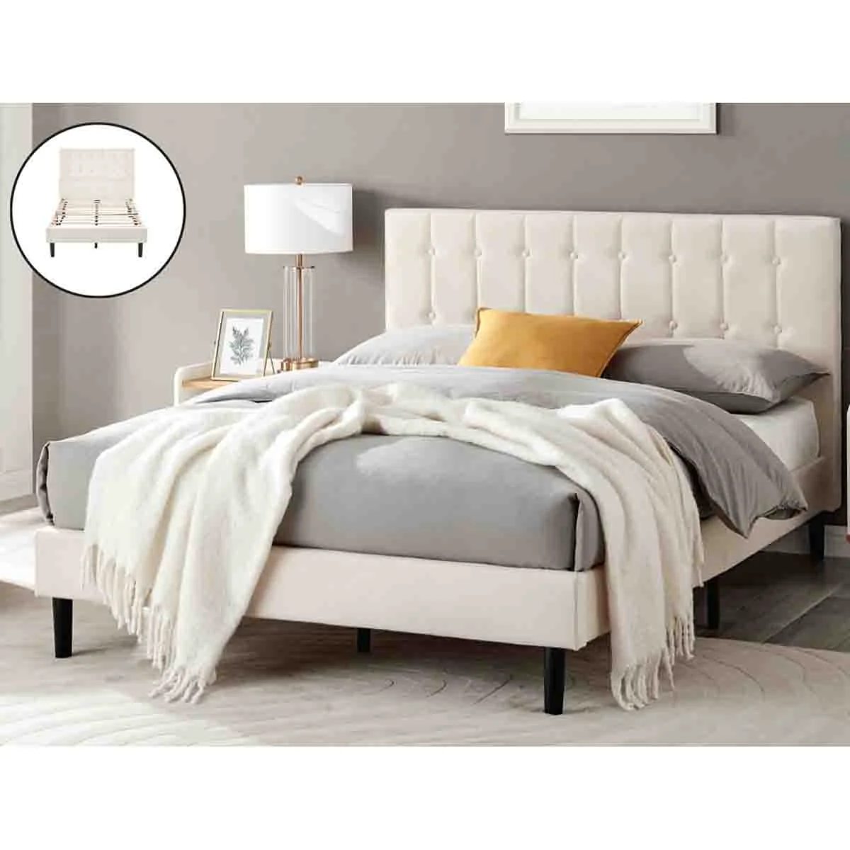 Quality Atelier Du Nord - Collins Bed Frame Smooth