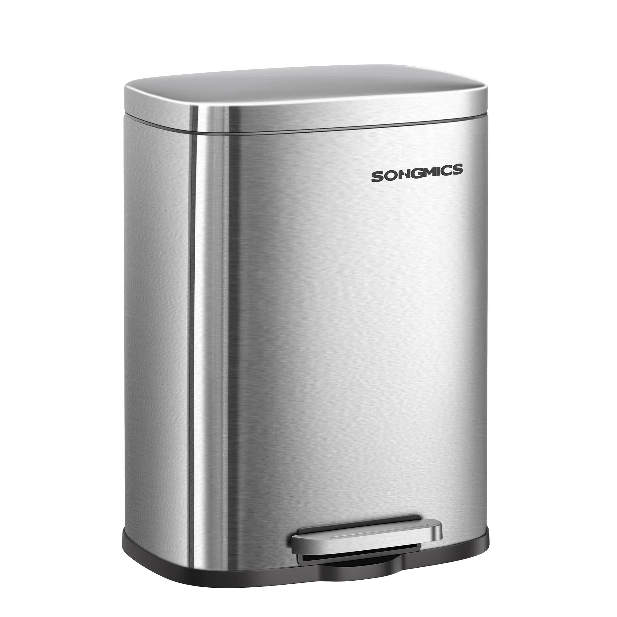 Soft SONGMICS SONGMICS Stainless Steel Trash Can Official