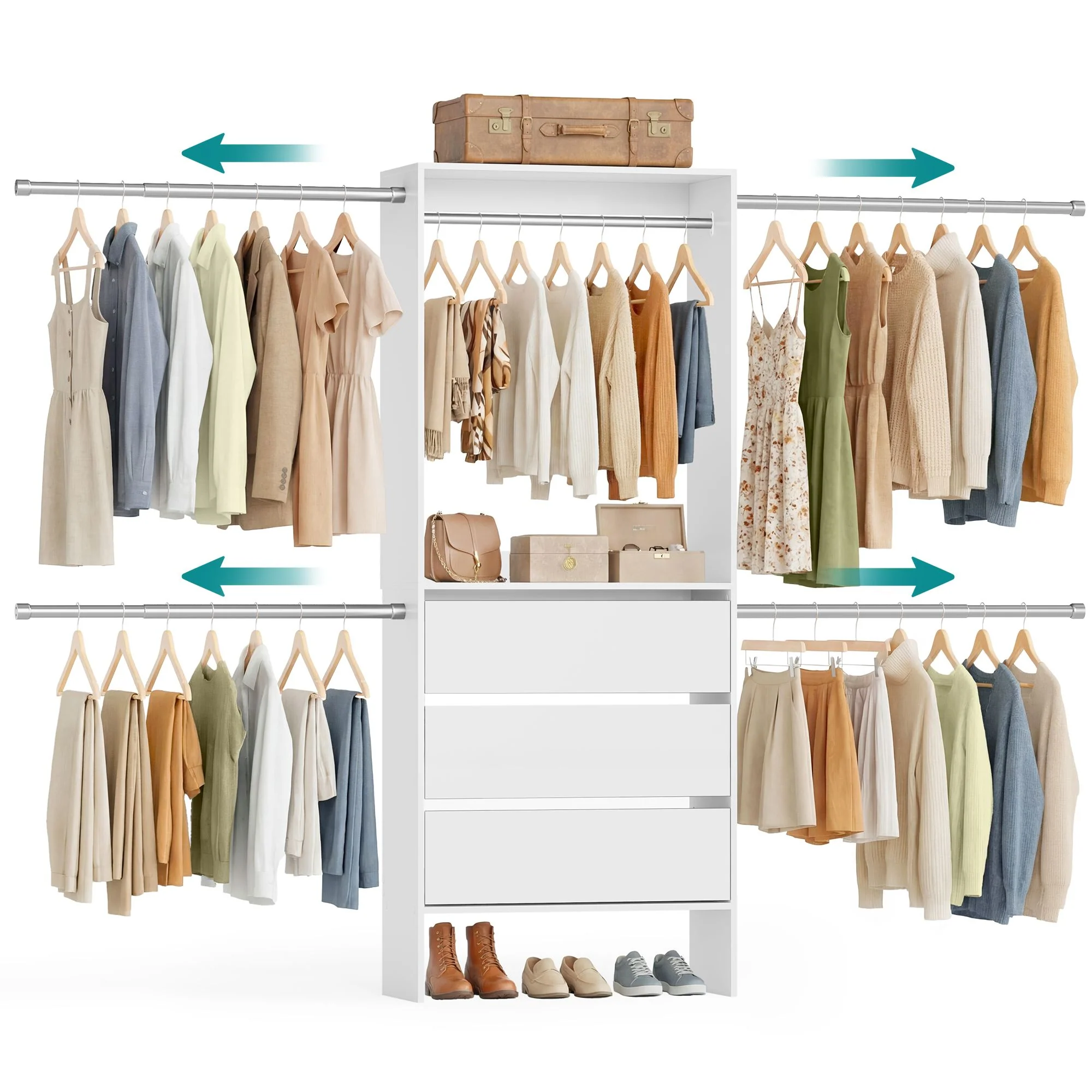 Durable SONGMICS SONGMICS CUSTOS Collection - Closet System Casual