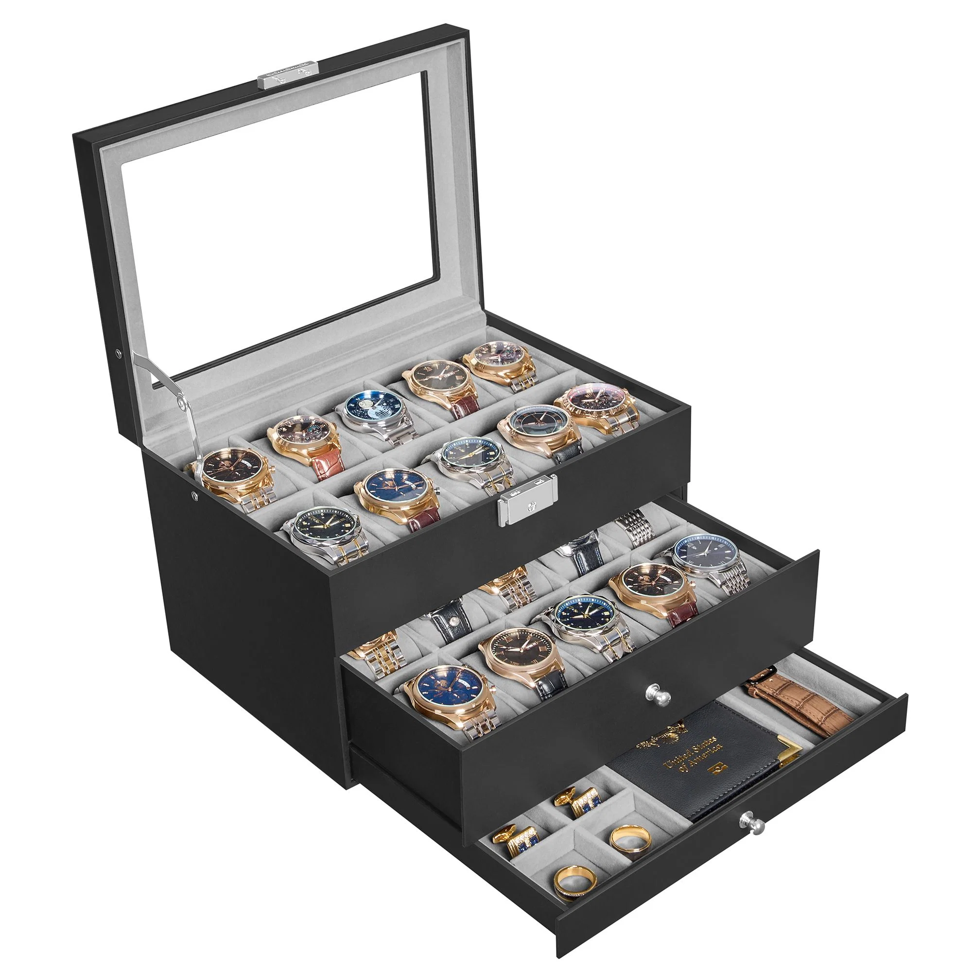 Unique SONGMICS SONGMICS Watch Box Traditional