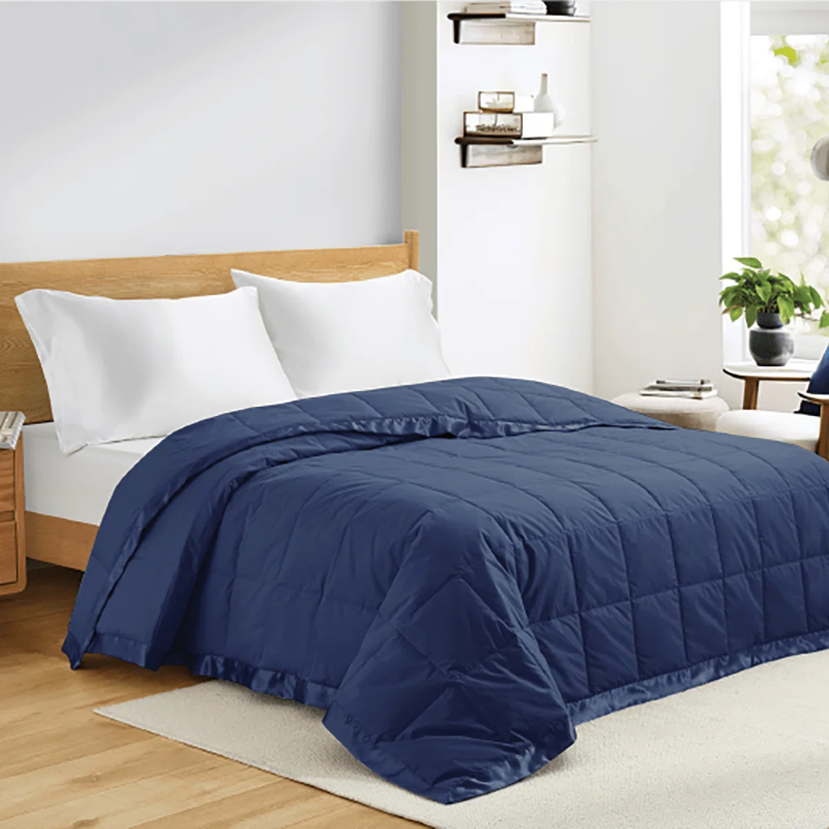 Exceptional EVELYN - Comforter with Satin Binding Innovative